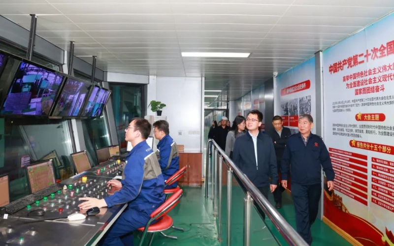 中國工經聯(lián)中國工業(yè)碳達峰項目組組長、國際部執(zhí)行主任劉成林一行到榮程集團參觀調研
