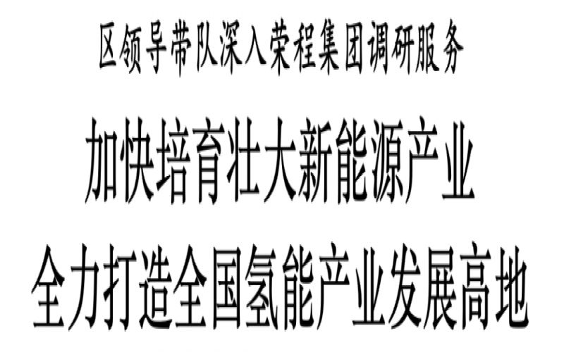 濱海新區(qū)區(qū)委副書記、區(qū)長單澤峰帶隊(duì)深入榮程集團(tuán)調(diào)研服務(wù)